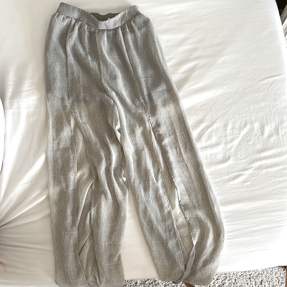 Slit Leg Yoga Pants. Size XS.